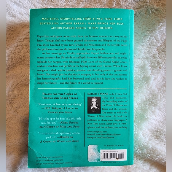 A Court of Mist and Fury Paperback by Sarah J Maas - Picture 3 of 3